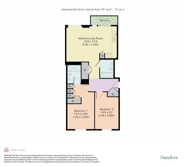 Floorplan for Coster Avenue, Hackney, London, N4