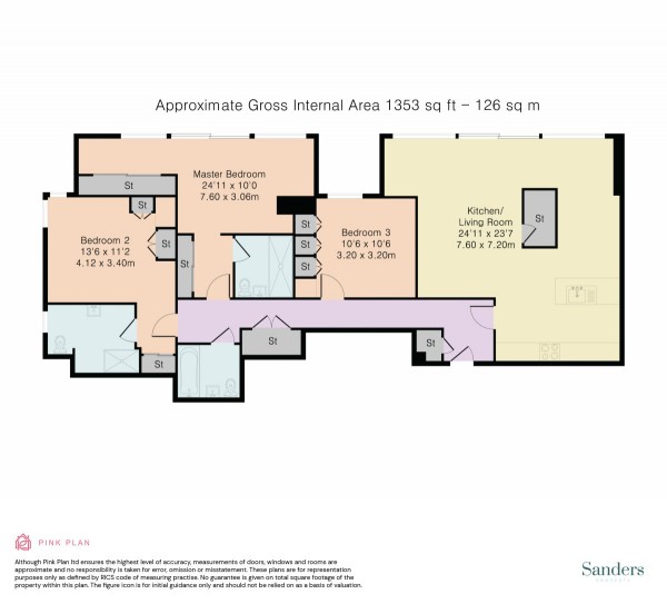 Floorplan for Bollinder Place, Islington, London, EC1V