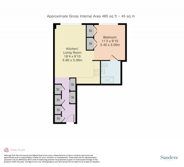 Floorplan for Tapestry Way, Greater London, London, E1