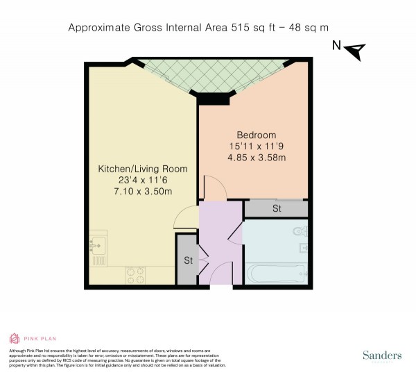 Floorplan for Riverlight Quay,, Greater London, London, SW8