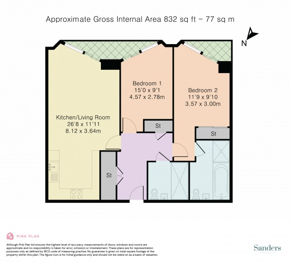 Floorplan for Riverlight Quay, London, SW8
