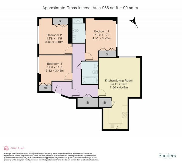 Floorplan for Acton Street, Islington, London, WC1X