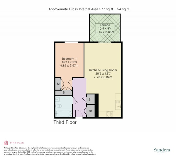 Floorplan for Coster Avenue, Hackney, London, N4