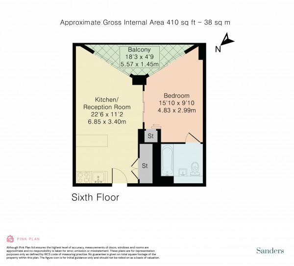 Floorplan for Riverlight Quay, London, SW11