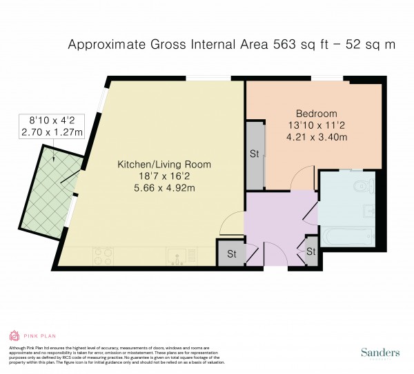 Floorplan for St. Augustines Road, Camden, London, NW1