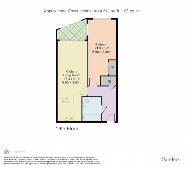 Floorplan for Station Street, Stratford, London, E15