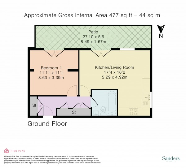 Floorplan for Carnwath Road, Fulham, London, SW6