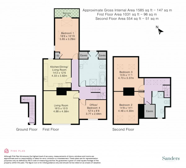 Floorplan for Recreation Ground, Stansted, Essex, CM24