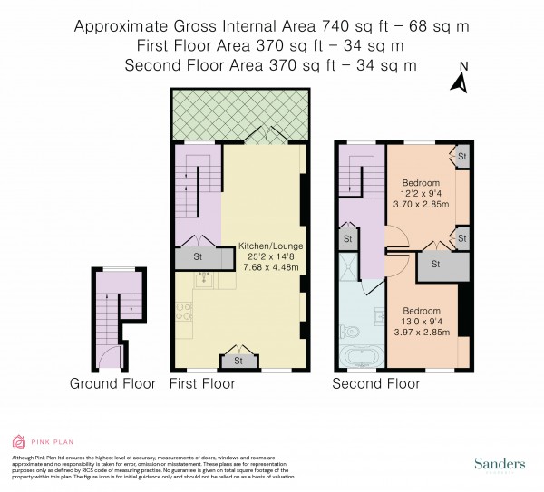 Floorplan for Bewdley Street, Islington, London, N1