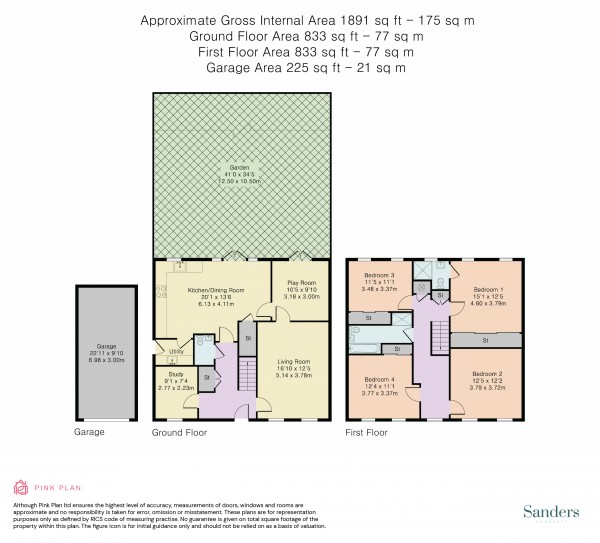 Floorplan for Marcham Row Isabel Drive, Elsenham, Bishop's Stortford, CM22