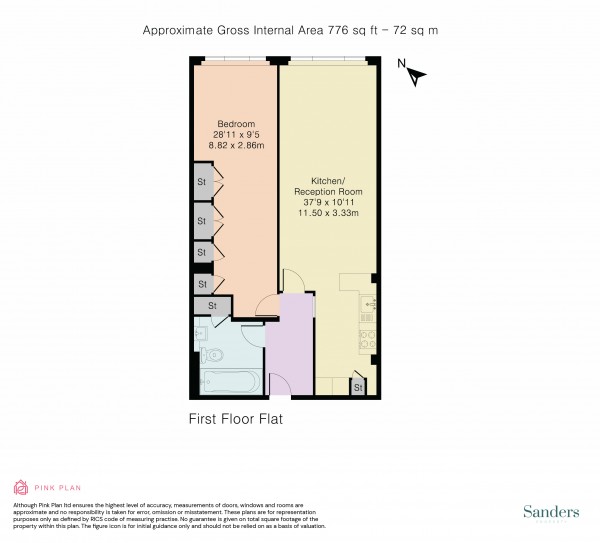Floorplan for Commercial Street, Spitalfields, London, E1