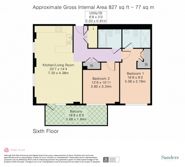 Floorplan for Anax Street, Woodberry Down, London, N4