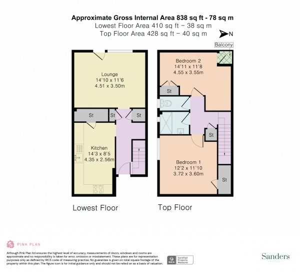Floorplan for Union Road, Northolt, Middlesex, UB5