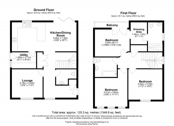 Floorplan for Burnett Park, Harlow, CM19