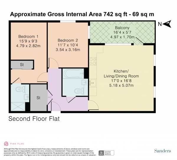 Floorplan for Marleigh Avenue, Cambridge, Cambridgeshire, CB5