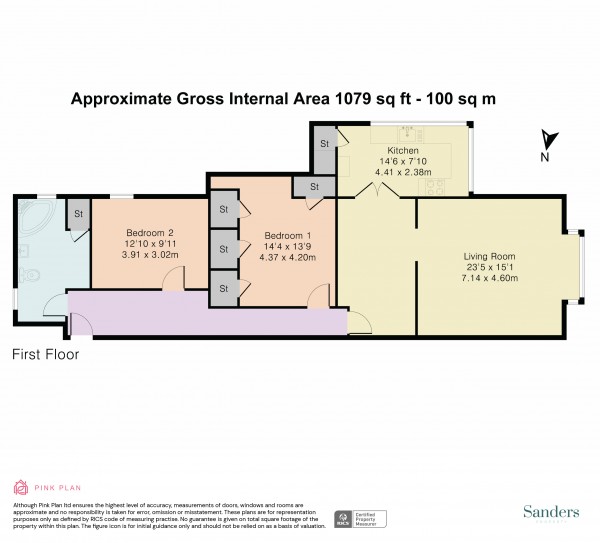 Floorplan for Station Road, Harlow, CM17