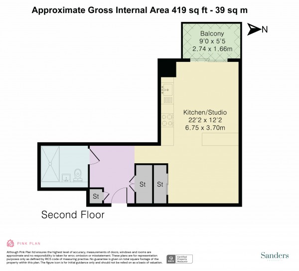 Floorplan for Fauna Walk, Watford, Hertfordshire, WD24