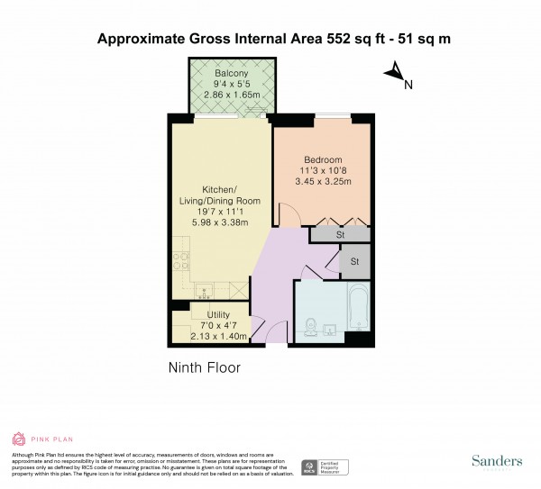 Floorplan for Henshaw Parade The Hyde, Colindale, London, NW9