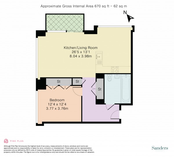 Floorplan for One Casson Square, Greater London, London, SE1