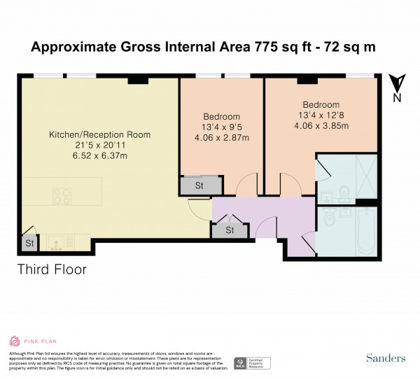 Floorplan for Poole Street, Hackney, London, N1