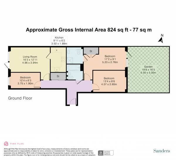 Floorplan for Hoxton Square, Hackney, London, N1
