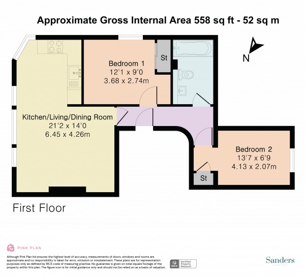 Floorplan for Upper Street, Islington, London, N1