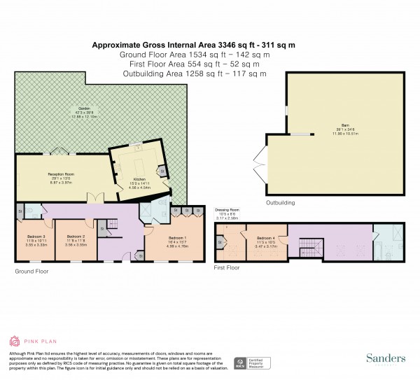Floorplan for Hassobury, Farnham, Bishop's Stortford, CM23