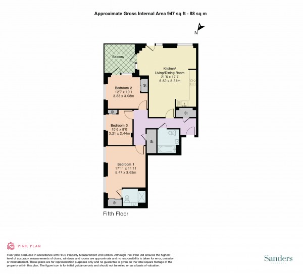 Floorplan for Lismore Boulevard, London, NW9