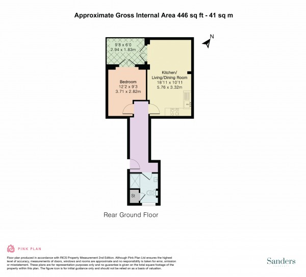 Floorplan for Millers Terrace, Hackney, London, E8