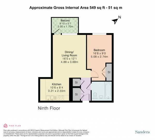 Floorplan for Greenleaf Walk, Southall, UB1