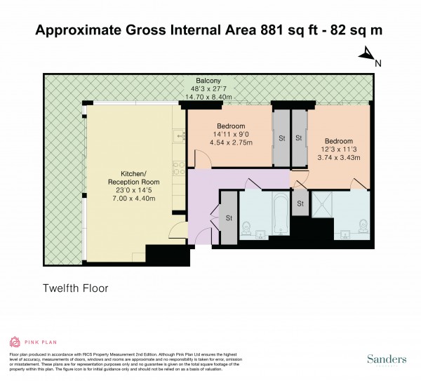 Floorplan for Royal Mint Street, Greater London, London, E1