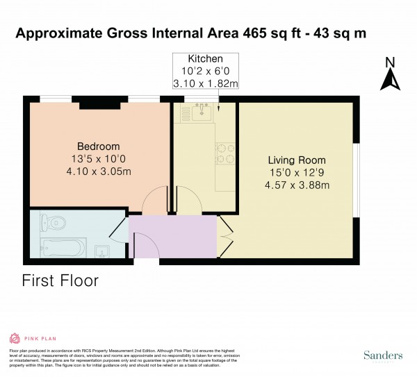 Floorplan for Massie Road, Islington, London, E8