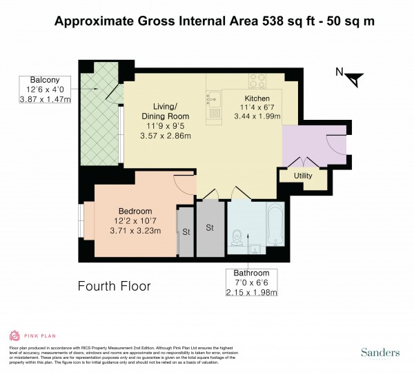 Floorplan for Mary Neuner Road, Hornsey, London, N8