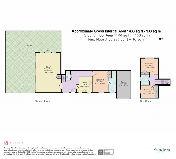 Floorplan for Hassobury, Bishop's Stortford, Hertfordshire, CM23