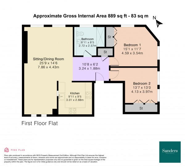 Floorplan for Northington Street, London, WC1N