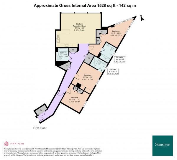 Floorplan for Bollinder Place, Islington, London, EC1V