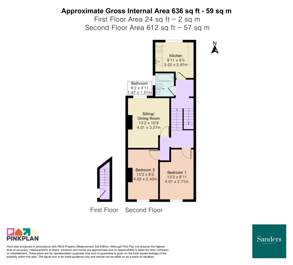 Floorplan for Pyrland Road, Islington, London, N5