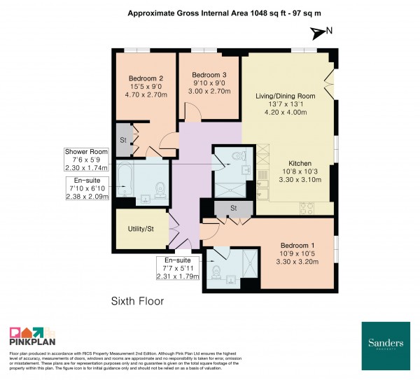 Floorplan for Affinity View, West Ham, London, E16
