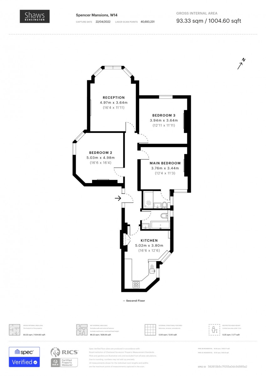 Floorplan for Queen's Club Gardens, London, Greater London, W14