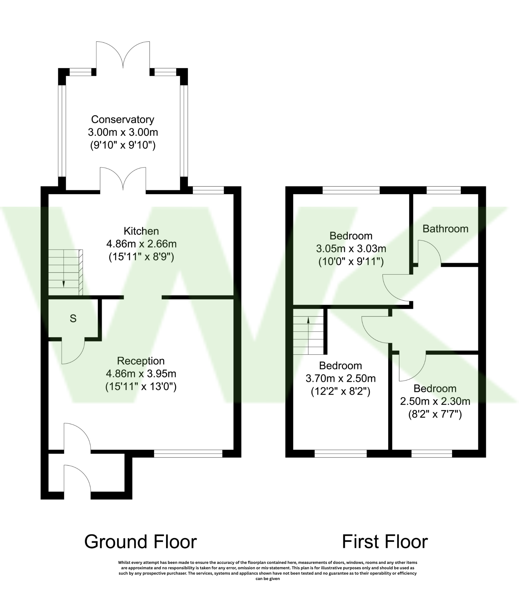 Floorplan for Carisbrooke Road, Wednesbury, West Midlands