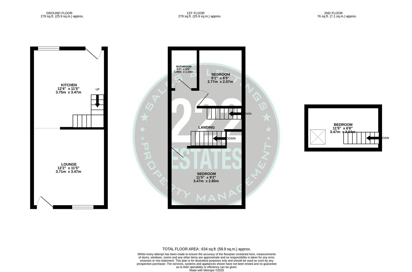 Floorplan for Cyril Street, Warrington