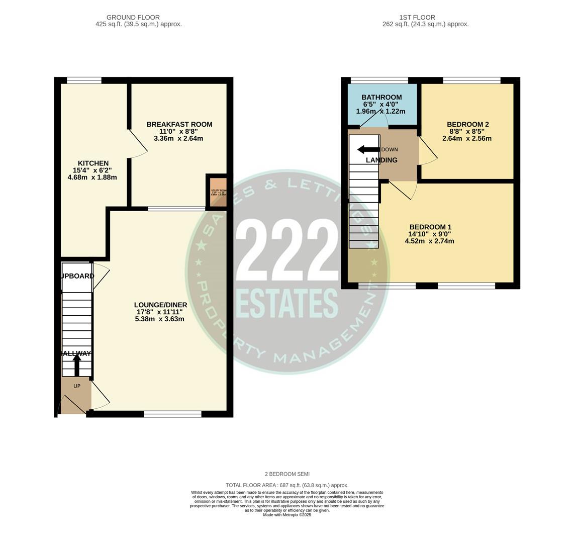 Floorplan for Cliftonville Road, Woolston, Warrington