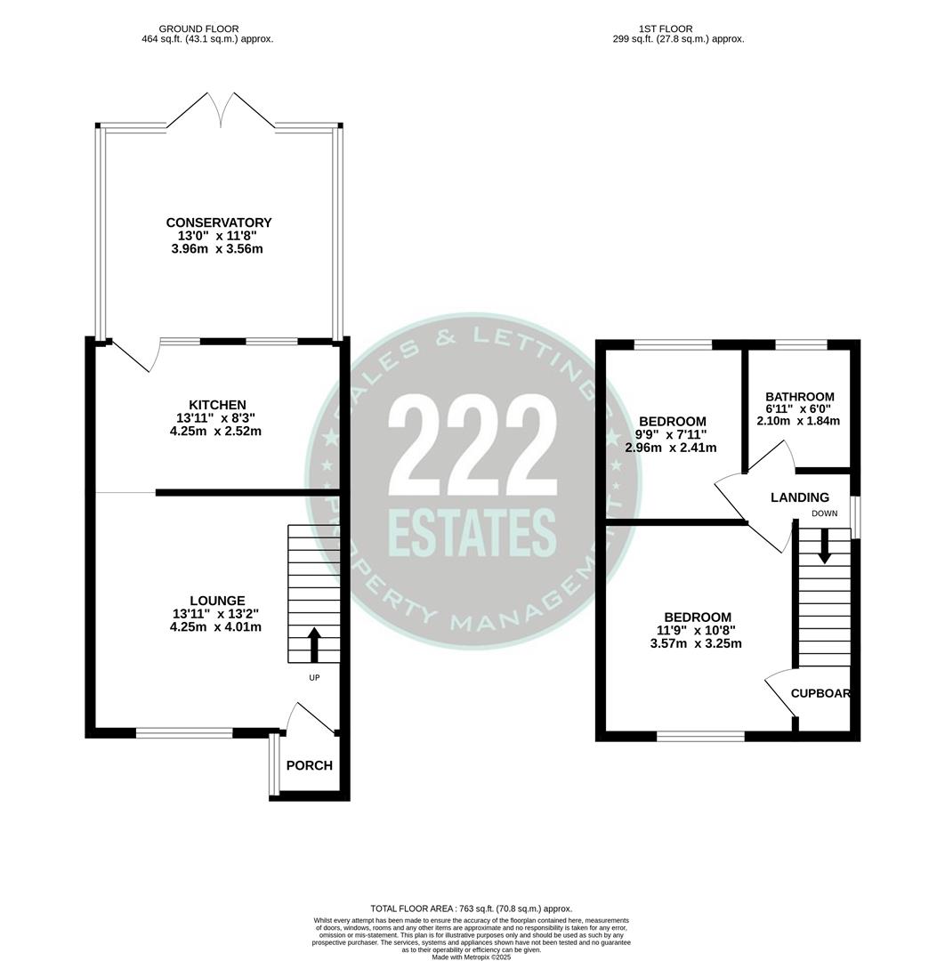 Floorplan for Mayfair Close, Great Sankey, Warrington
