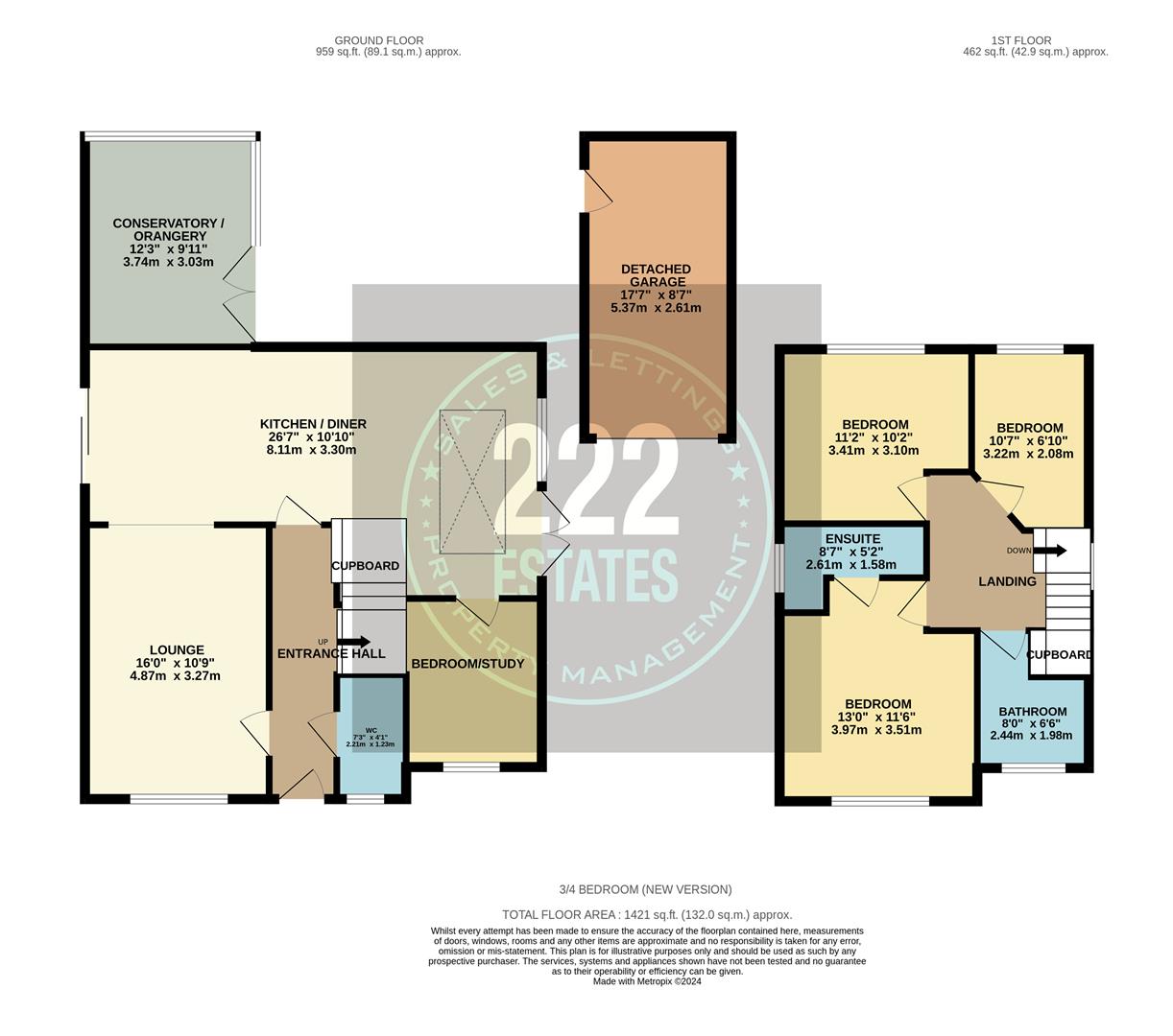 Floorplan for Bransdale Close Great Sankey