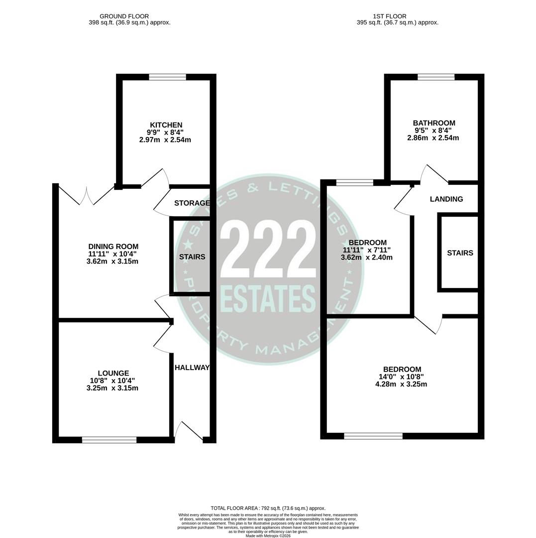 Floorplan for Hallfields Road