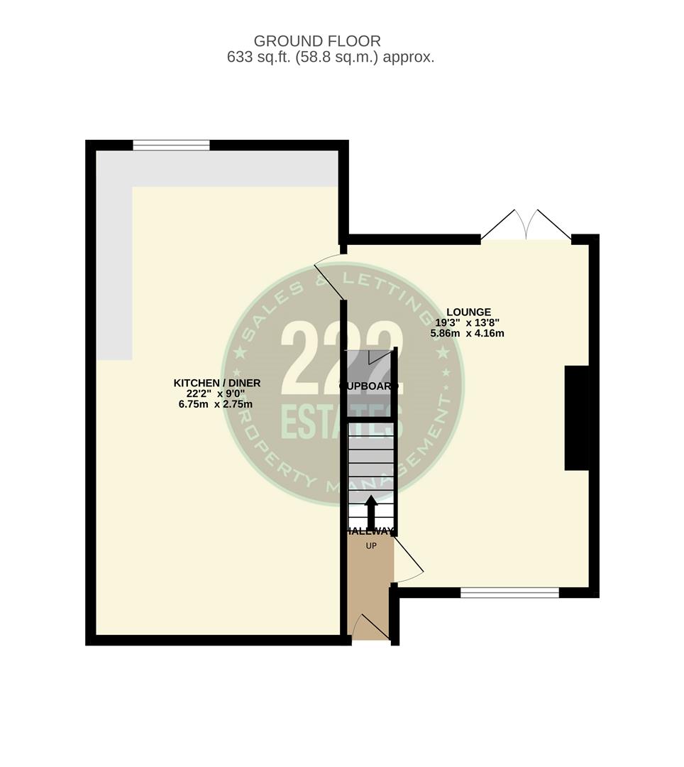 Floorplan for Wentworth Avenue, Woolston, Warrington