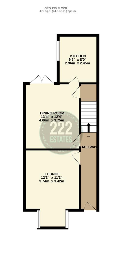 Floorplan for Wellfield Street, Warrington