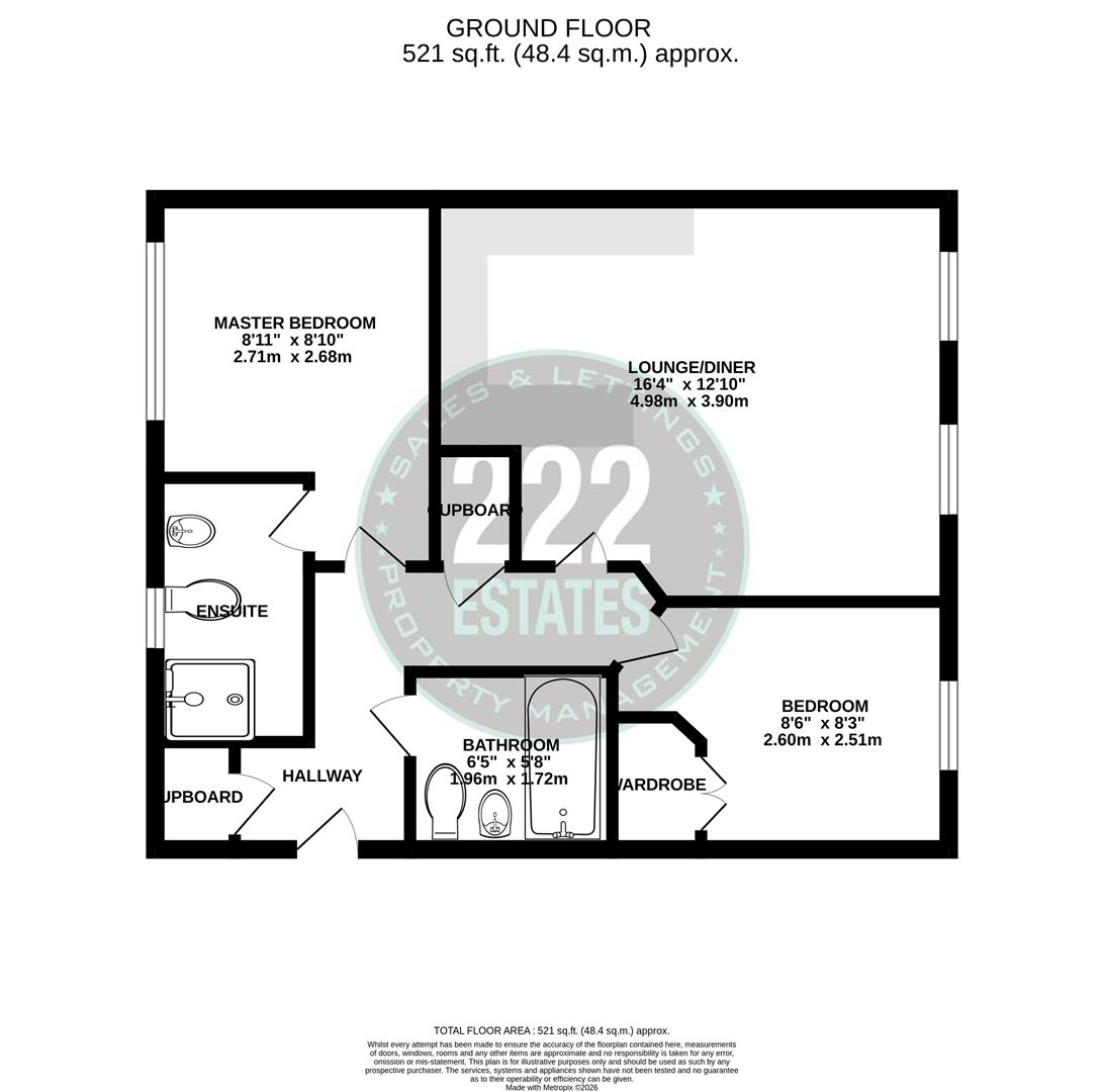 Floorplan for Redfearn Walk, Warrington
