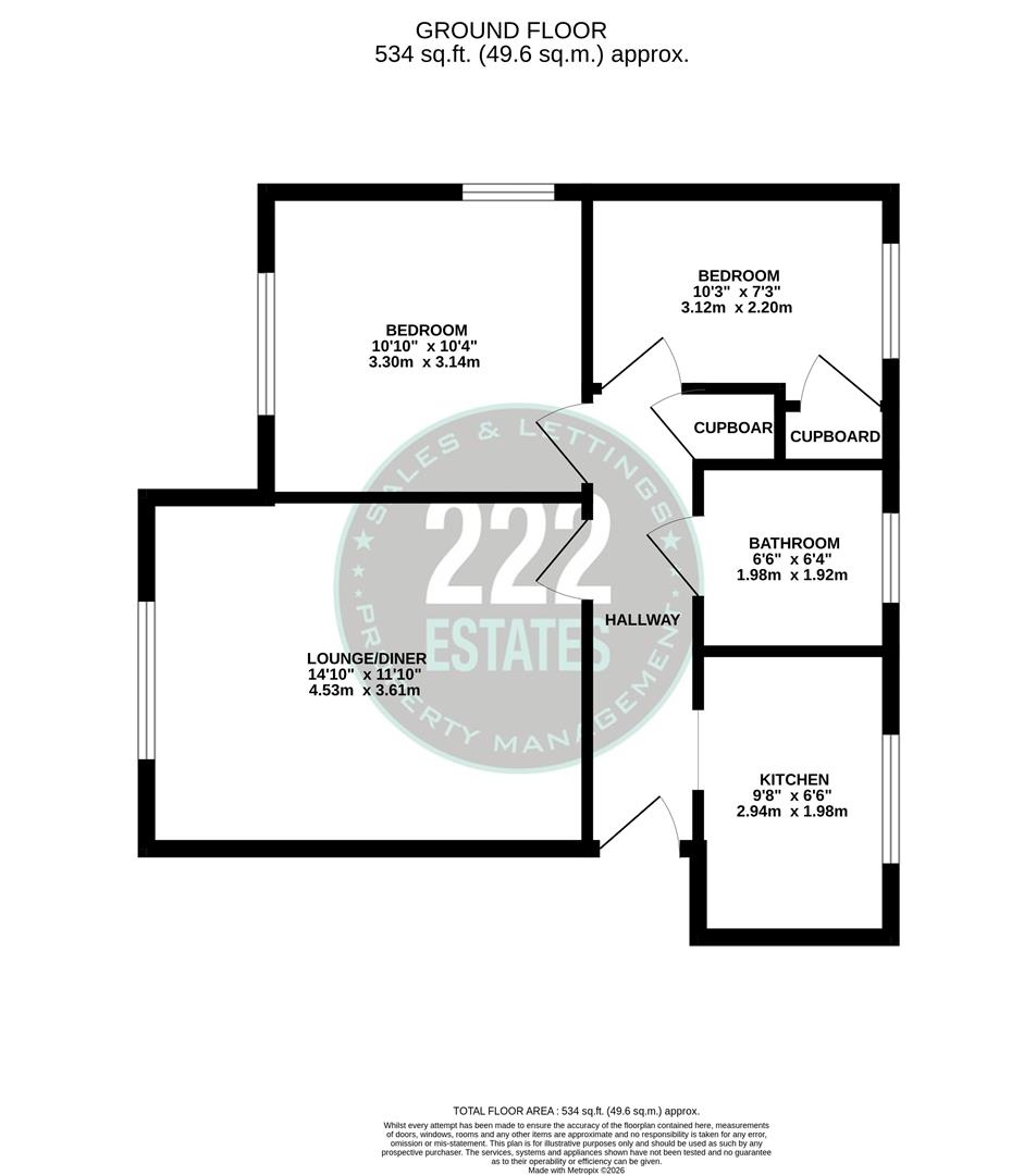 Floorplan for McKinley Street, Great Sankey