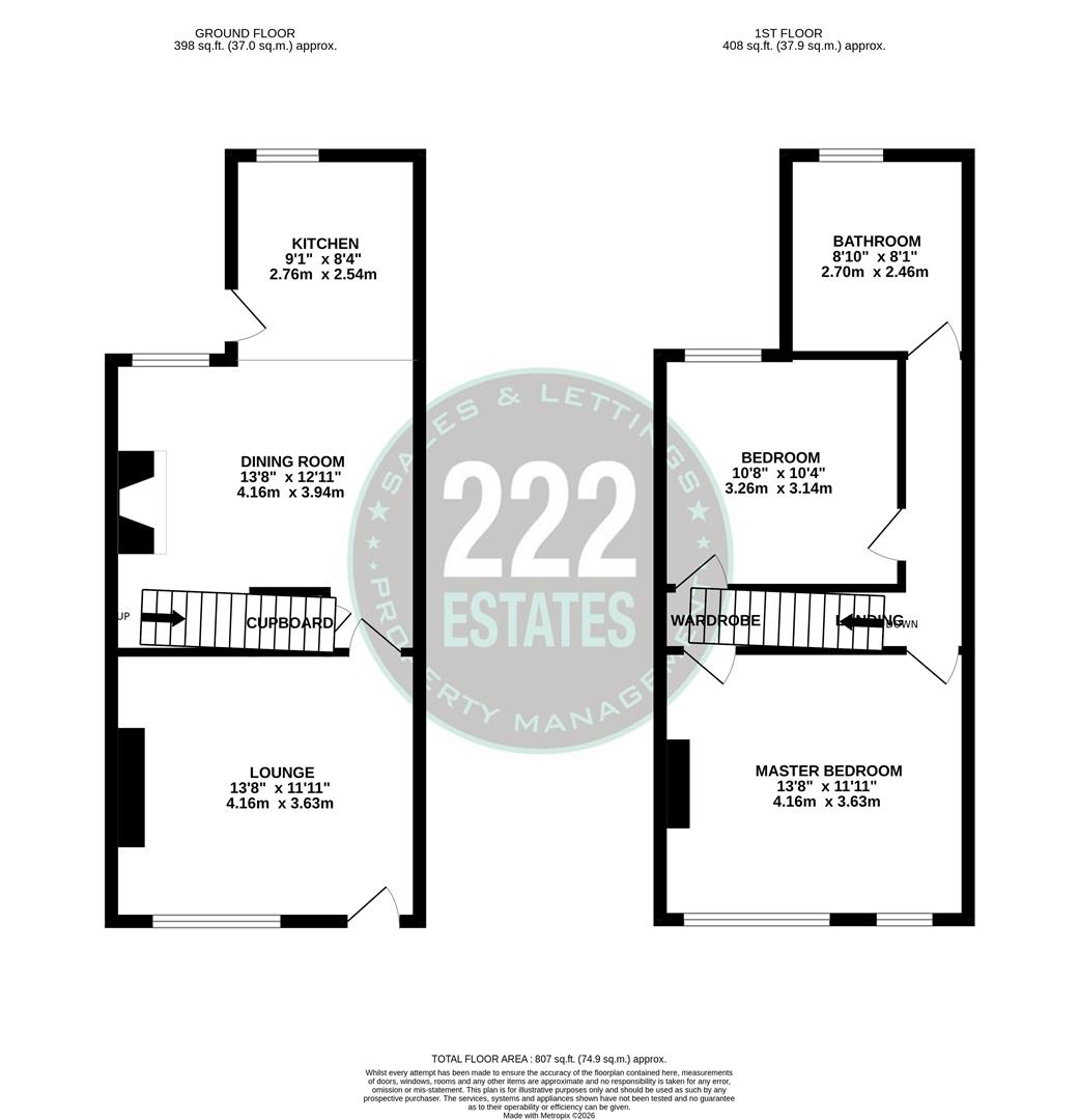 Floorplan for Wilkinson Street, Warrington